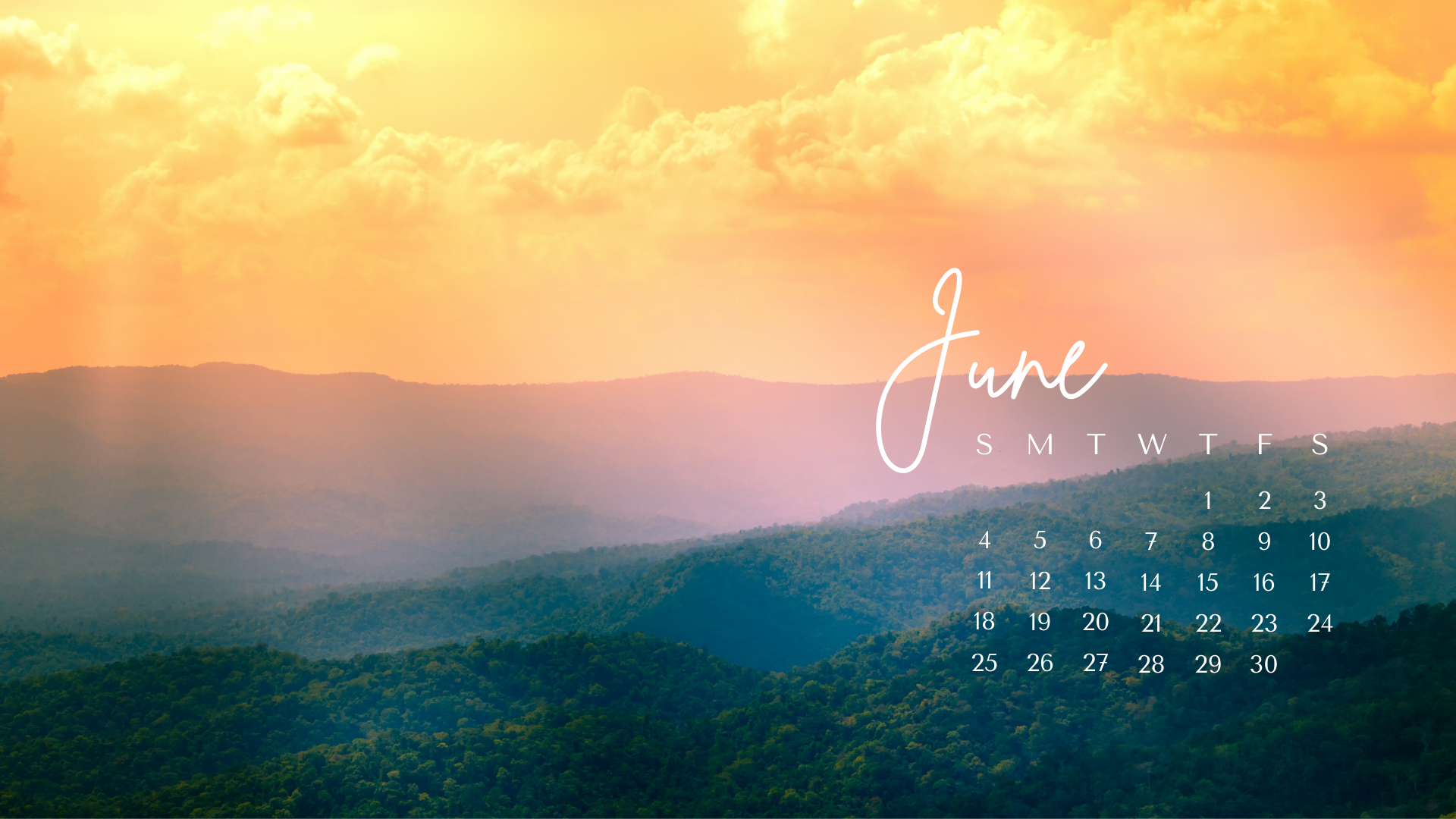 JUNE 2023 desktop calendar backgrounds;  Here are your free June backgrounds for computers and laptops. Tech freebies for this month!