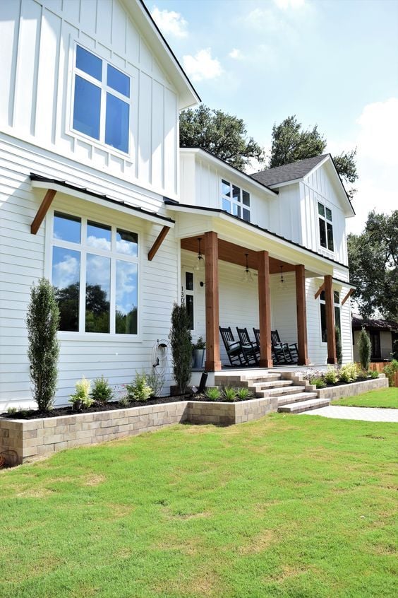 Ultimate Guide to Modern Farmhouse Landscaping: implementing modern farmhouse landscape design into your yard