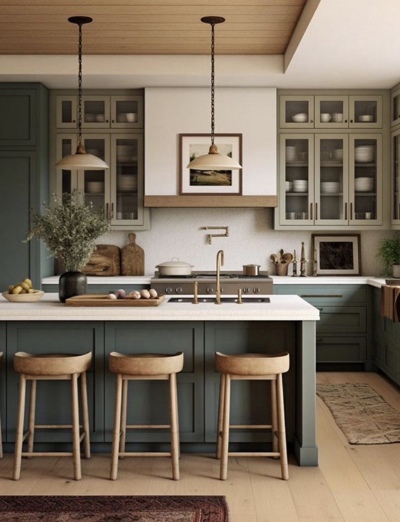 15 Proven Ways To Create a Modern Farmhouse Kitchen; how to create farm-like elements within a kitchen to achieve the overall modern farmhouse style.