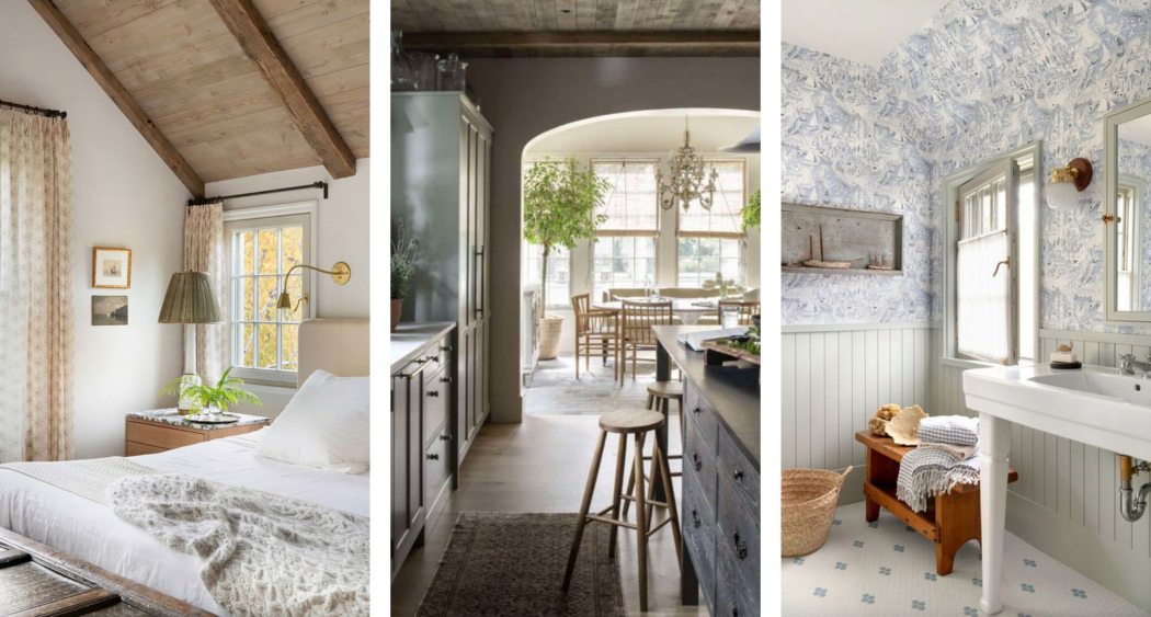 European Cottage Interiors: Enjoy the beautiful pictures of country cottage design ideas and discover how to add a little European cottage style into your home