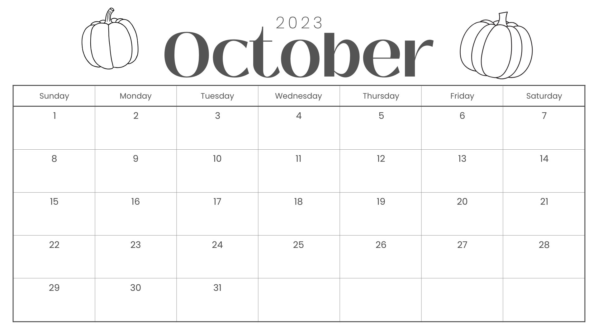 Looking for a free printable October 2023 calendar? My blog post has got you covered! Stay organized and plan your month with ease using my downloadable Octocalendar. Grab a copy now and start planning your October today!