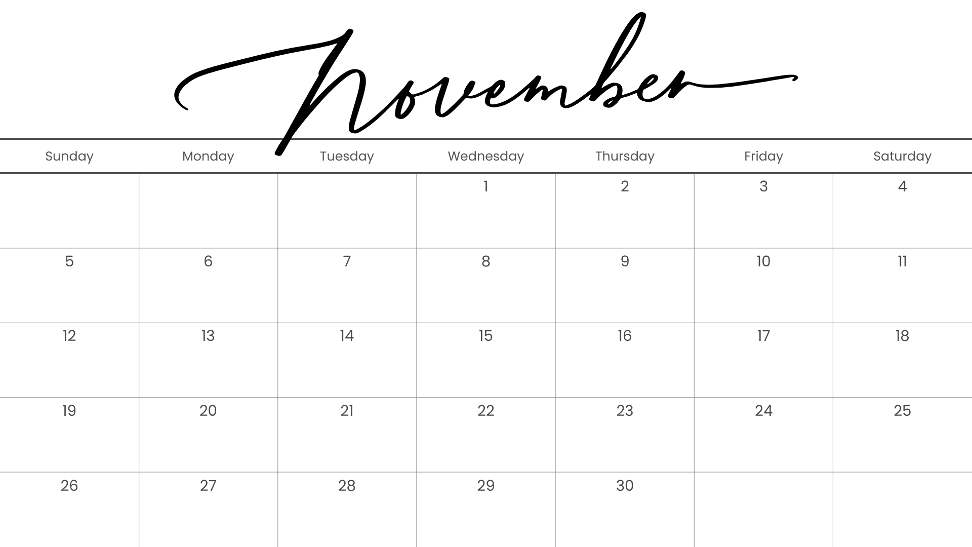 Looking for a free printable November 2023 calendar? Stay organized and plan your month with ease using my downloadable month November cute calendars. Sunday start blank November calendars and planners! Use as work or school calendars.