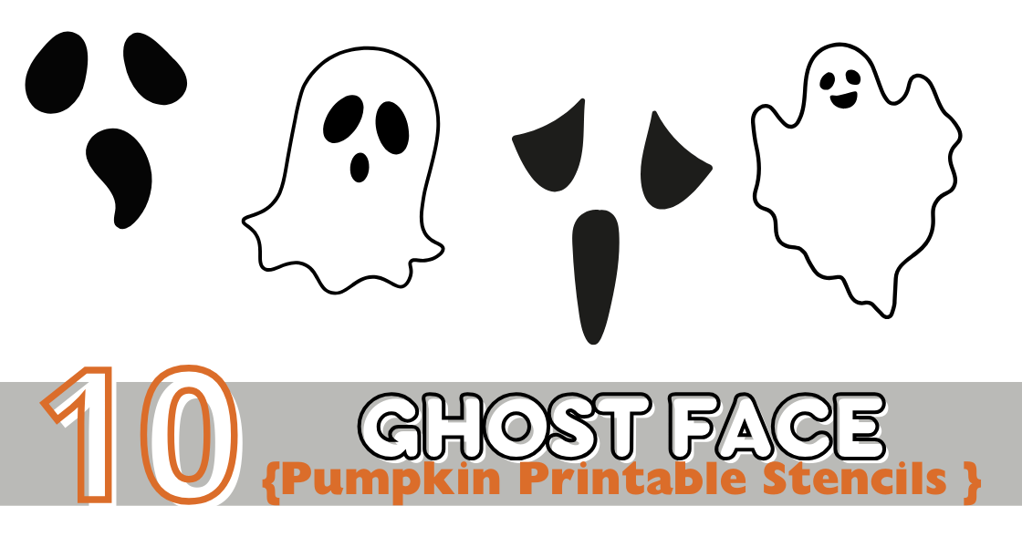 Here are 10 FREE ghost face pumpkin carving templates to elevate your Halloween décor. Print them at home, beginner-friendly, and perfect for a spooktacular pumpkin carving experience.