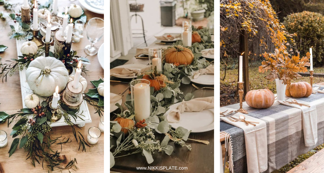 Here are 15 stunning Thanksgiving Tablescape Ideas that will transform your holiday feast! My blog post guides you through a variety of styles, from classic elegance to boho chic, creating the perfect atmosphere for your Thanksgiving dinner.