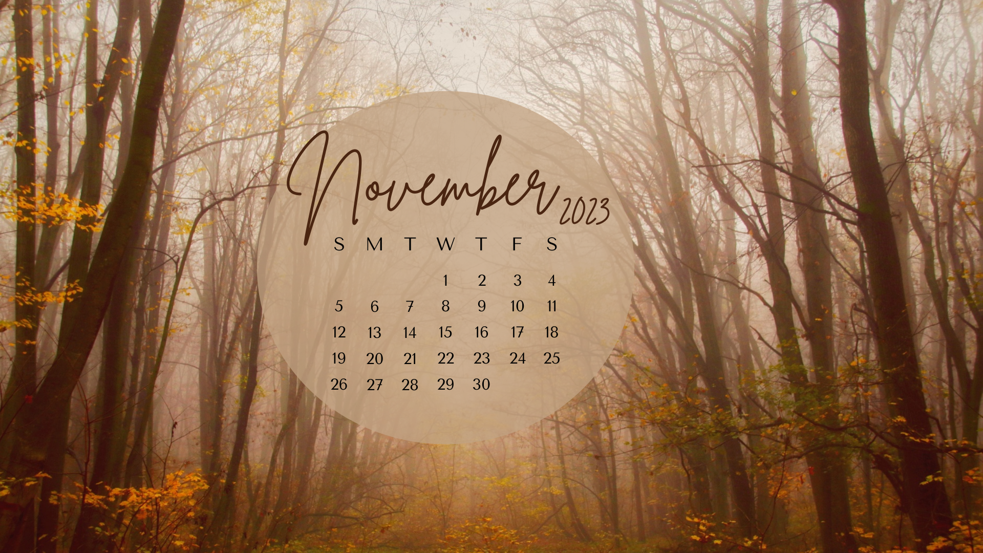November 2023 desktop calendar backgrounds; Here are your free November backgrounds for computers and laptops. Tech freebies for this month!