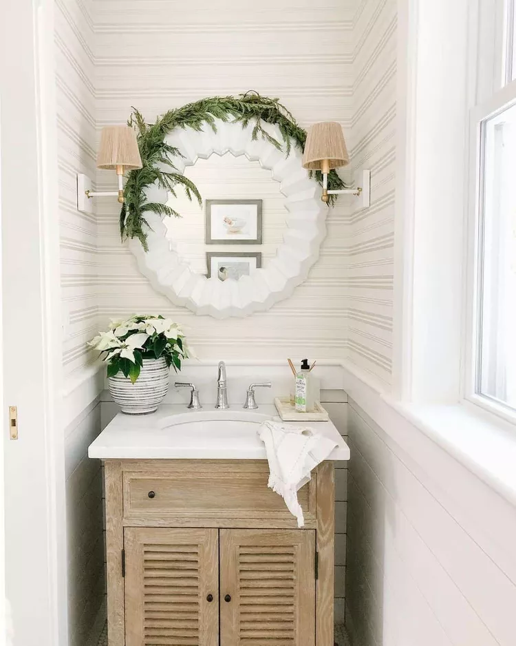 30 Christmas Bathroom Decor Ideas to Try This Season - Get into the festive spirit with these Christmas bathroom decor ideas! Discover unique and budget-friendly tips to transform your bathroom into a winter wonderland, bringing all the Christmas cheer right into your home!