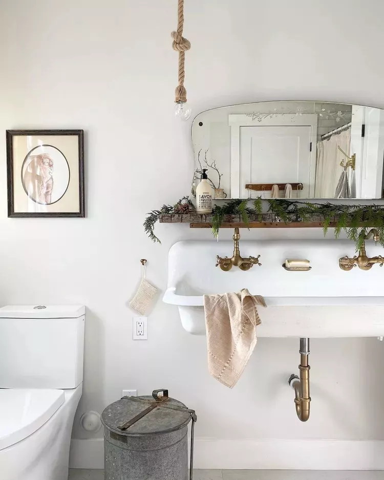 30 Christmas Bathroom Decor Ideas to Try This Season - Get into the festive spirit with these Christmas bathroom decor ideas! Discover unique and budget-friendly tips to transform your bathroom into a winter wonderland, bringing all the Christmas cheer right into your home!