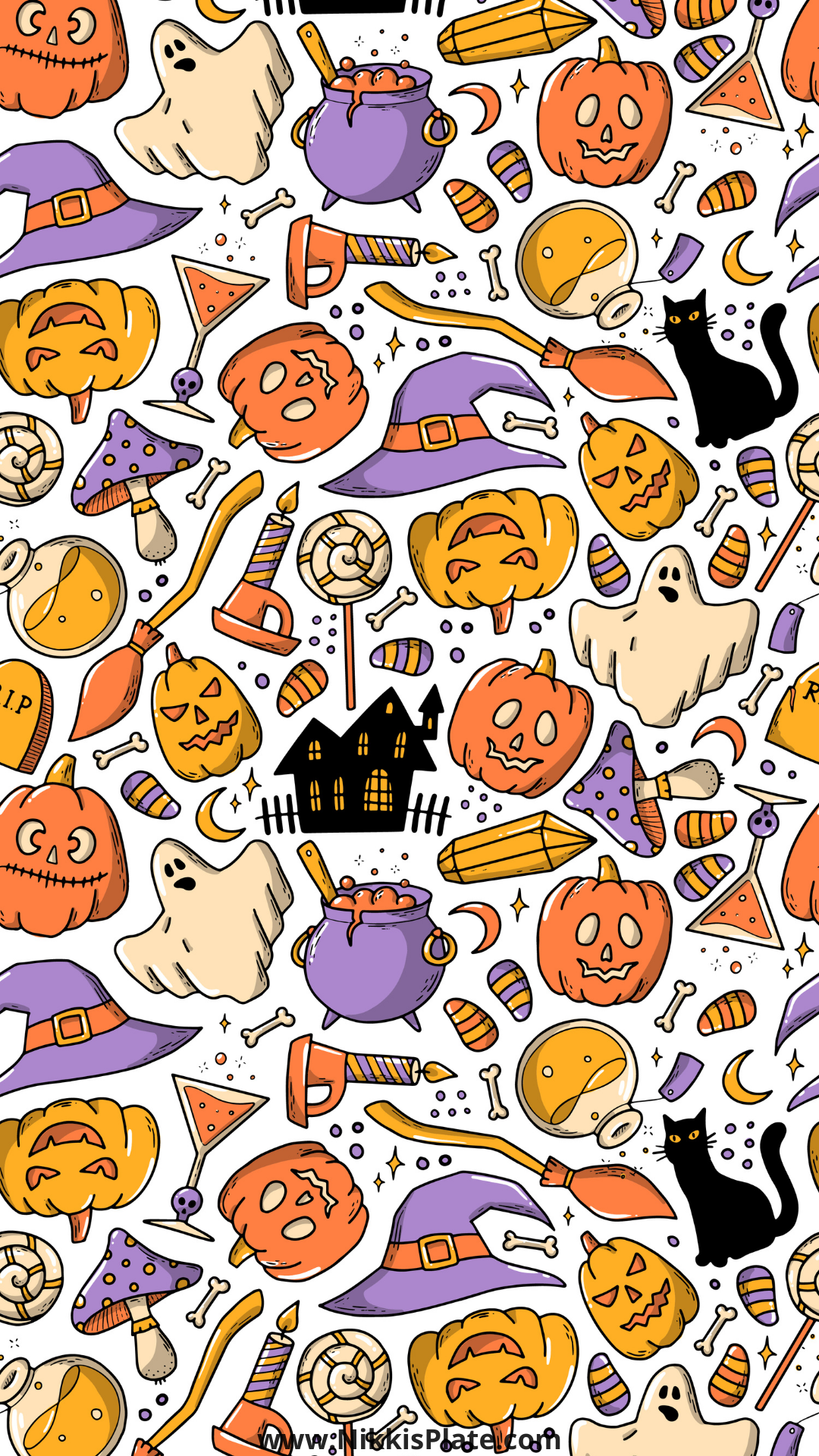 Get ready to add a spooky touch to your iPhone with my roundup of 30 cute Halloween iPhone Wallpaper Backgrounds. From cute pumpkins to eerie witches, I have something for everyone! Embrace the Halloween spirit—no cost, no tricks, just visually appealing treats. Dazzle your screen with Halloween wallpaper iPhone backgrounds if you dare!
