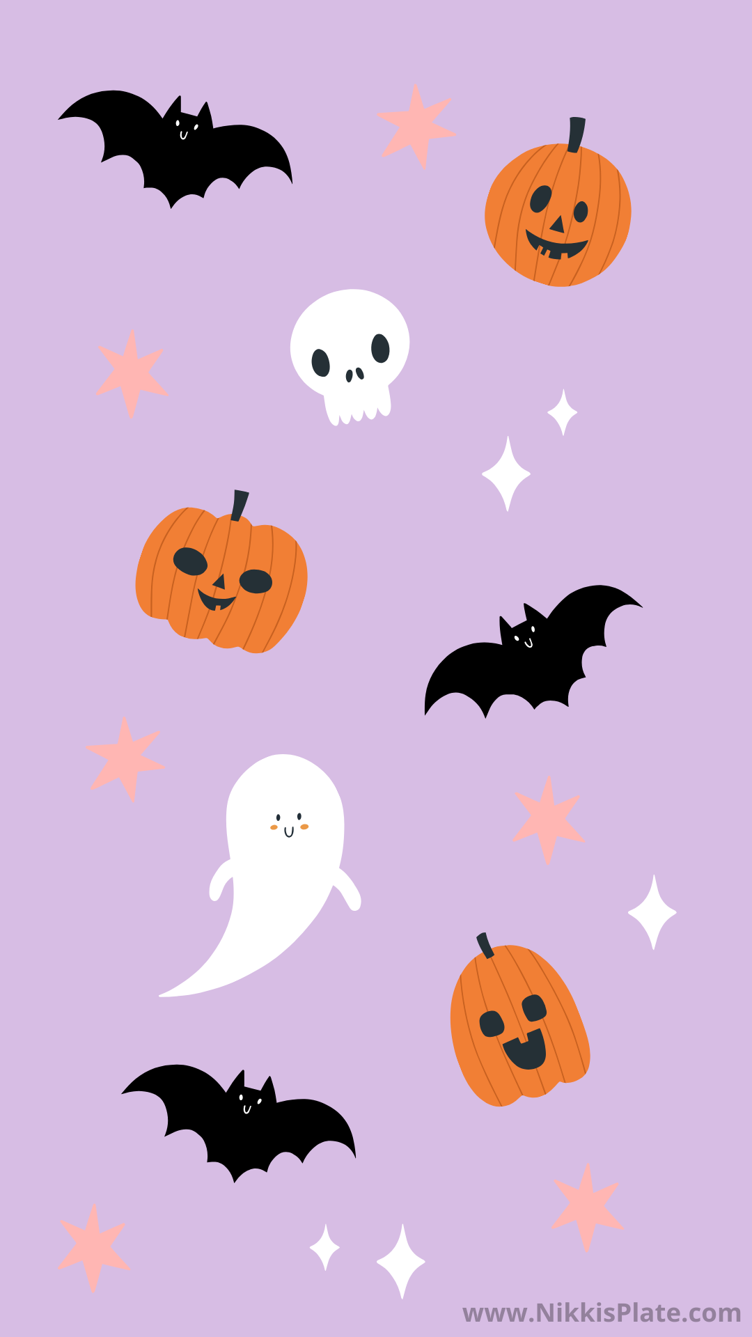 30 Cute Halloween iPhone Wallpaper Backgrounds (FREE DOWNLOAD)