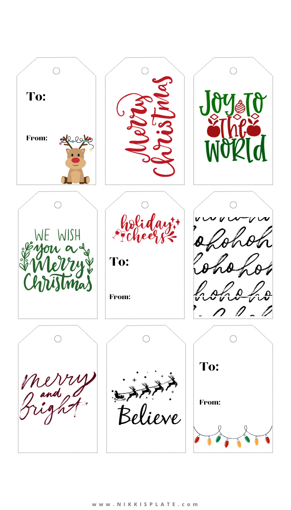 Unwrap the joy of personalization with my blog post, "36 FREE Christmas Gift Tags Printables". Discover a diverse range of beautiful and customizable gift tag styles to sprinkle extra magic into your presents this festive season. Perfect for Christmas gift-wrapping enthusiasts! Make your gifts more memorable with our unique and free printable tags