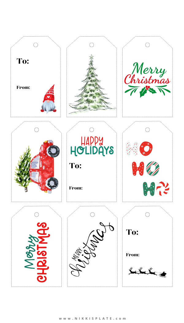 Unwrap the joy of personalization with my blog post, "36 FREE Christmas Gift Tags Printables". Discover a diverse range of beautiful and customizable gift tag styles to sprinkle extra magic into your presents this festive season. Perfect for Christmas gift-wrapping enthusiasts! Make your gifts more memorable with our unique and free printable tags