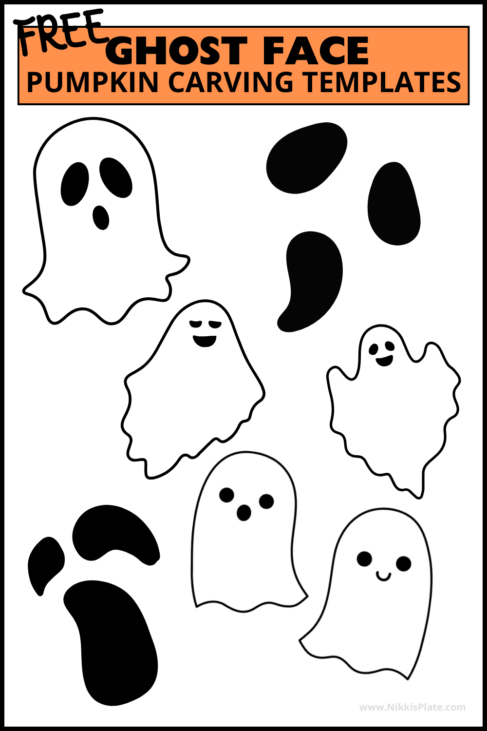 Here are 10 FREE ghost face pumpkin carving templates to elevate your Halloween décor. Print them at home, beginner-friendly, and perfect for a spooktacular pumpkin carving experience.