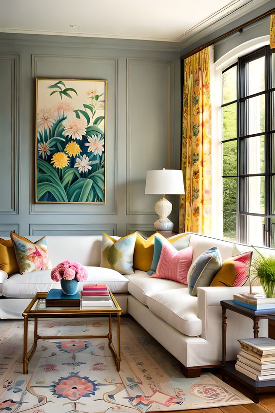 Choosing the right Color in Home Decor is vital in creating an environment that reflects our personality and mood!