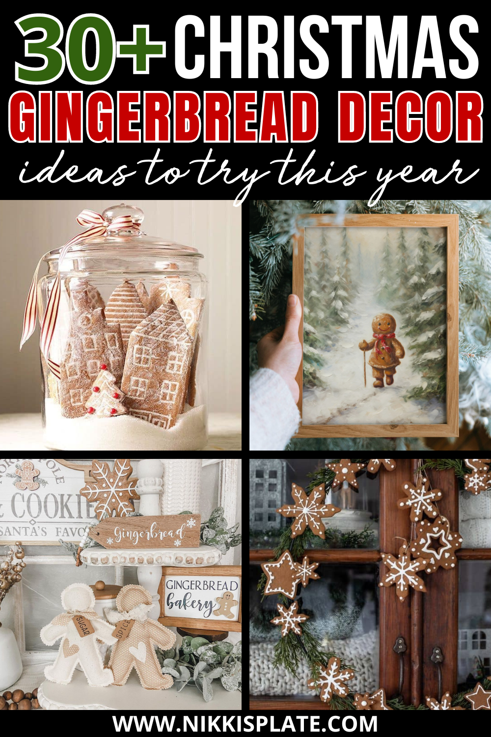 Get ready to step into a scrumptious holiday wonderland with my 30 Gingerbread Christmas decor ideas! From simple touches to grand statements, these ideas will fill your home with festive cheer and sweet, cozy vibes. Grab a hot cocoa, and start discovering your next holiday inspiration!