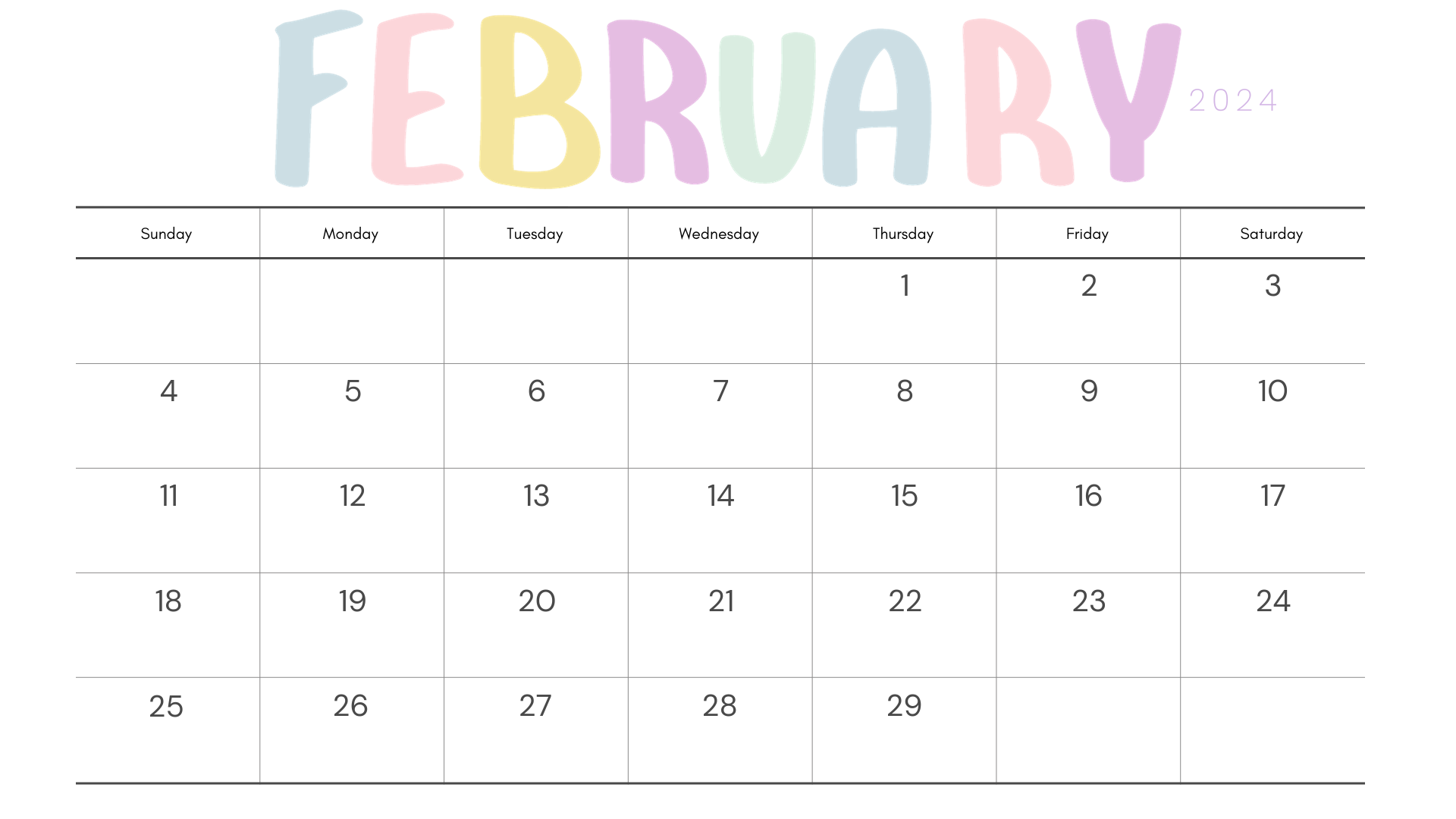 10 FREE PRINTABLE FEBRUARY 2024 CALENDAR TEMPLATES 10-free-printable-february-2024-calendar-templates