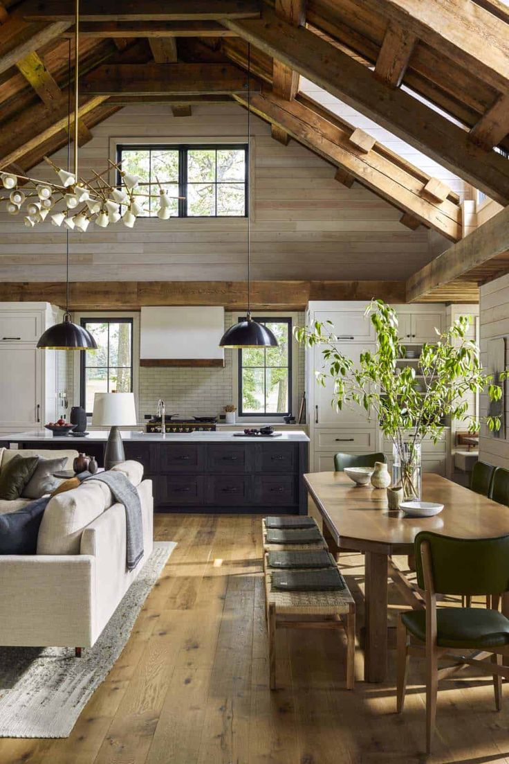 Discover the best Modern Farmhouse Barndominium Interiors to date! Explore the top 10 Farmhouse Barndominium Interior designs. Get inspired by unique layouts that blend the rustic charm of a traditional barn with modern comfort and luxury. Perfect for those who cherish rural living with a sophisticated twist