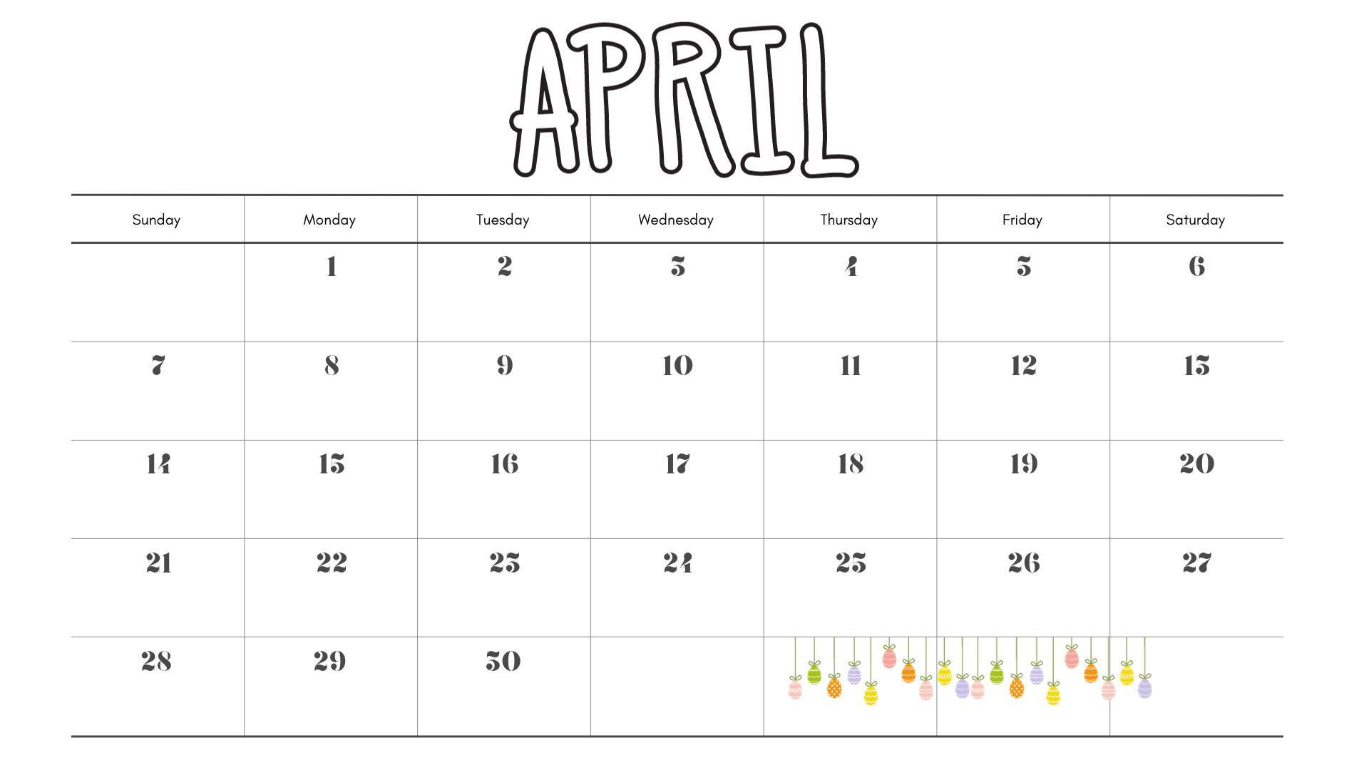 Looking for a free printable APRIL 2024 calendar? Stay organized and plan your month with ease using my downloadable month April cute calendars. Sunday start blank April calendars! Use as work or school calendars.