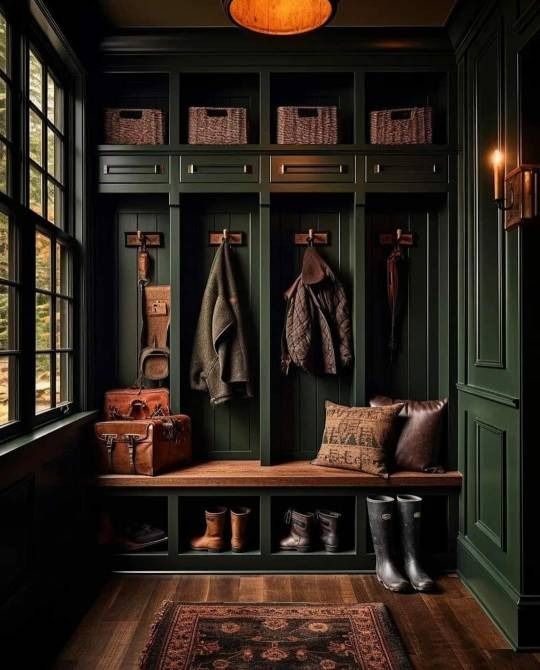 Discover the emerging trend of dark green mudrooms in this blog post. Explore the blend of sophistication and practicality dark green brings, and find inspiration for your own mudroom makeover!