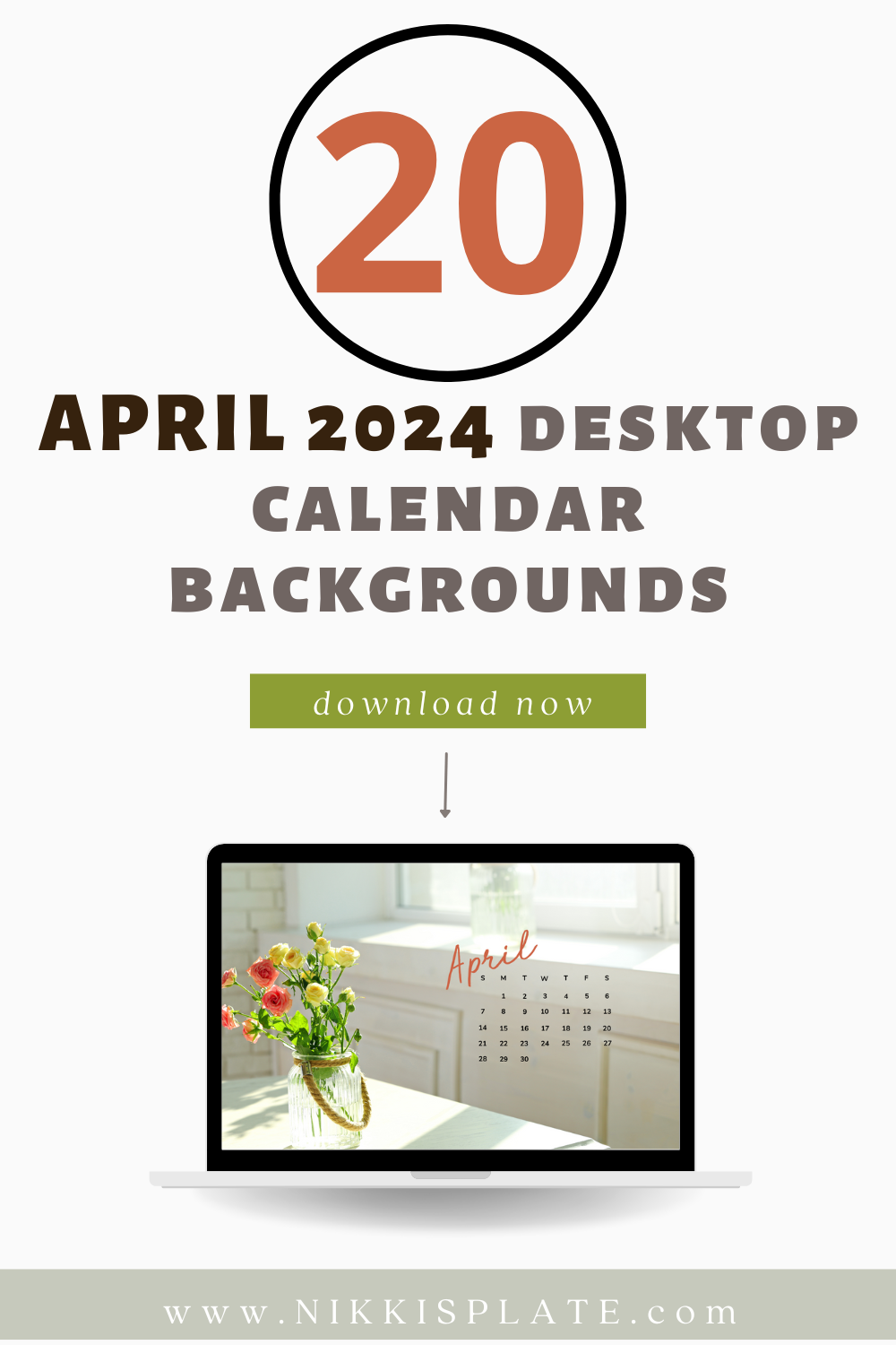 Free April 2024 Desktop Calendar Backgrounds; Here are your free April backgrounds for computers and laptops. Tech freebies for this month!