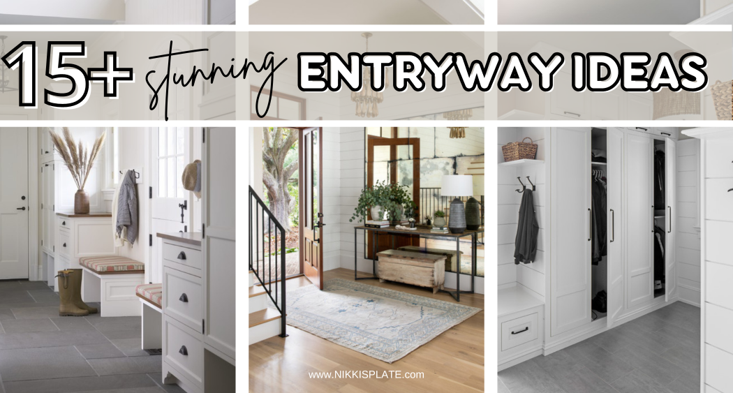 Dive into my latest post for the ultimate guide on spicing up your entryway! Discover 15 amazing entryway ideas to make your home's entrance both welcoming and super organized. 