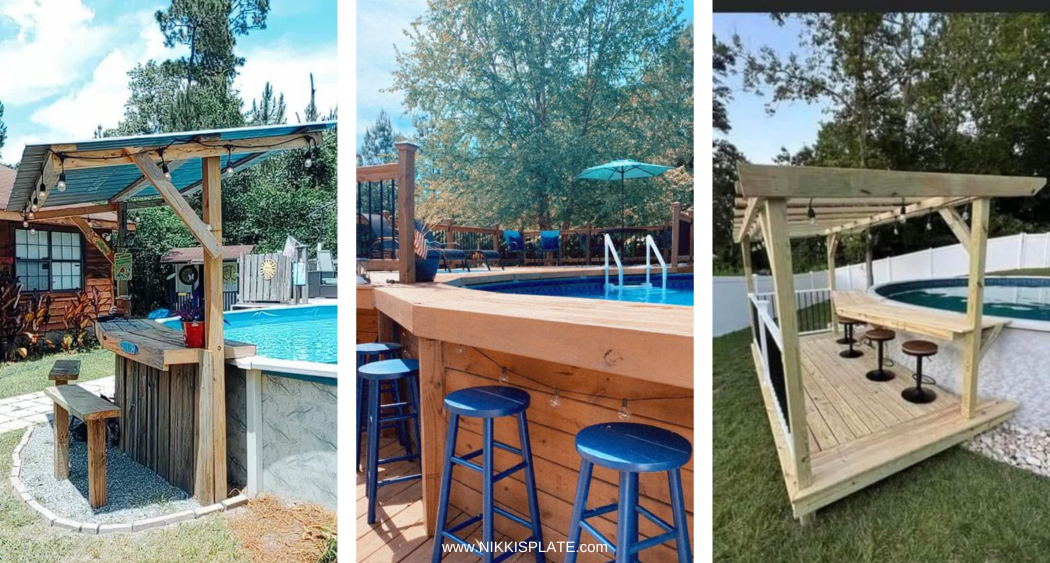 20 brilliant above ground pool bar ideas that'll turn your backyard into the hottest chill zone of the summer. Get ready for endless fun in the sun!