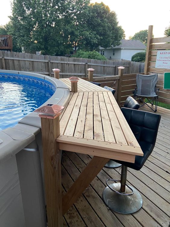 20 brilliant above ground pool bar ideas that'll turn your backyard into the hottest chill zone of the summer. Get ready for endless fun in the sun!