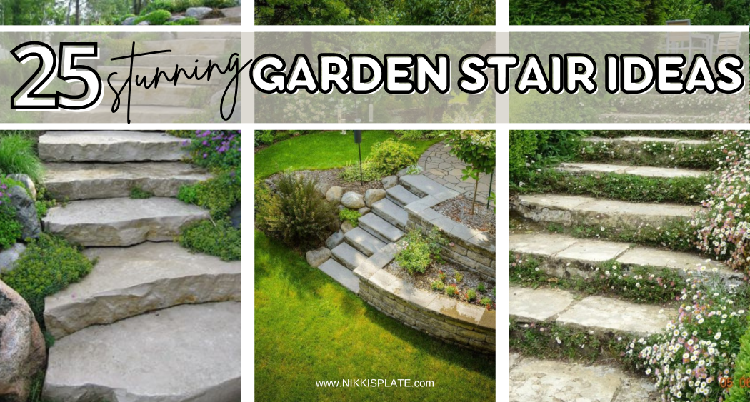 Discover 25 stunning garden stairs ideas to elevate your outdoor space. Explore creative designs for outdoor stairs and steps that seamlessly integrate into your garden.