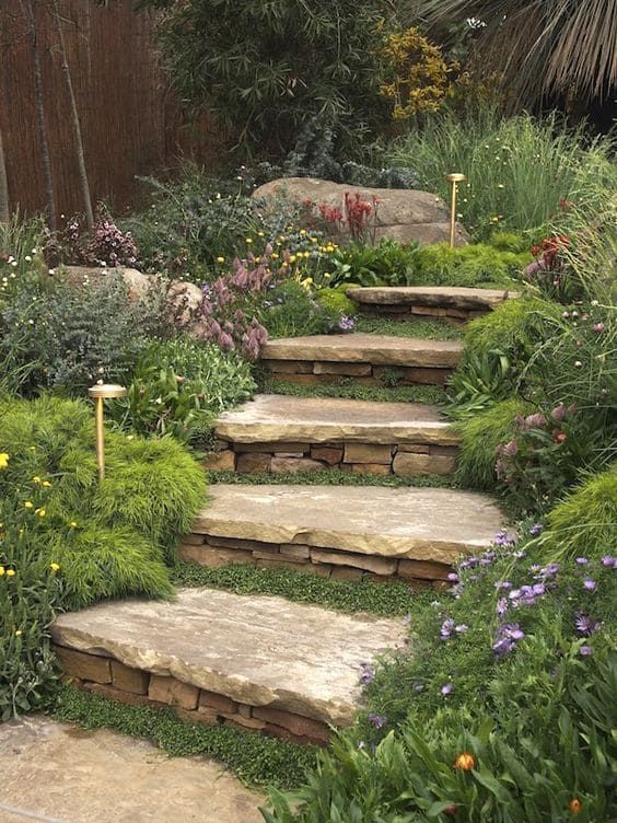 Discover 25 stunning garden stairs ideas to elevate your outdoor space. Explore creative designs for outdoor stairs and steps that seamlessly integrate into your garden.