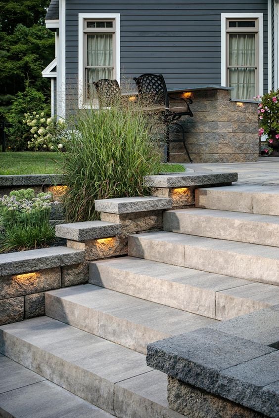 Discover 25 stunning garden stairs ideas to elevate your outdoor space. Explore creative designs for outdoor stairs and steps that seamlessly integrate into your garden.