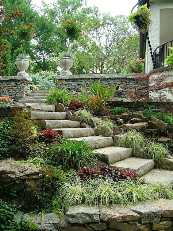 Discover 25 stunning garden stairs ideas to elevate your outdoor space. Explore creative designs for outdoor stairs and steps that seamlessly integrate into your garden.