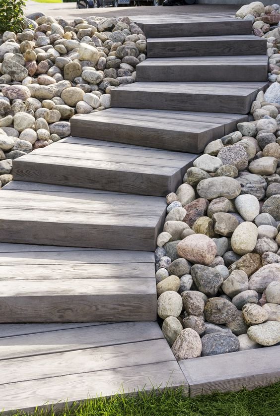 Discover 25 stunning garden stairs ideas to elevate your outdoor space. Explore creative designs for outdoor stairs and steps that seamlessly integrate into your garden.