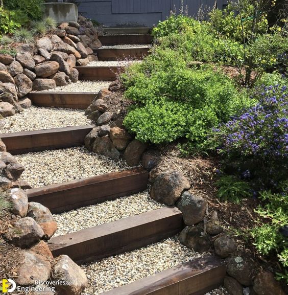 Discover 25 stunning garden stairs ideas to elevate your outdoor space. Explore creative designs for outdoor stairs and steps that seamlessly integrate into your garden.