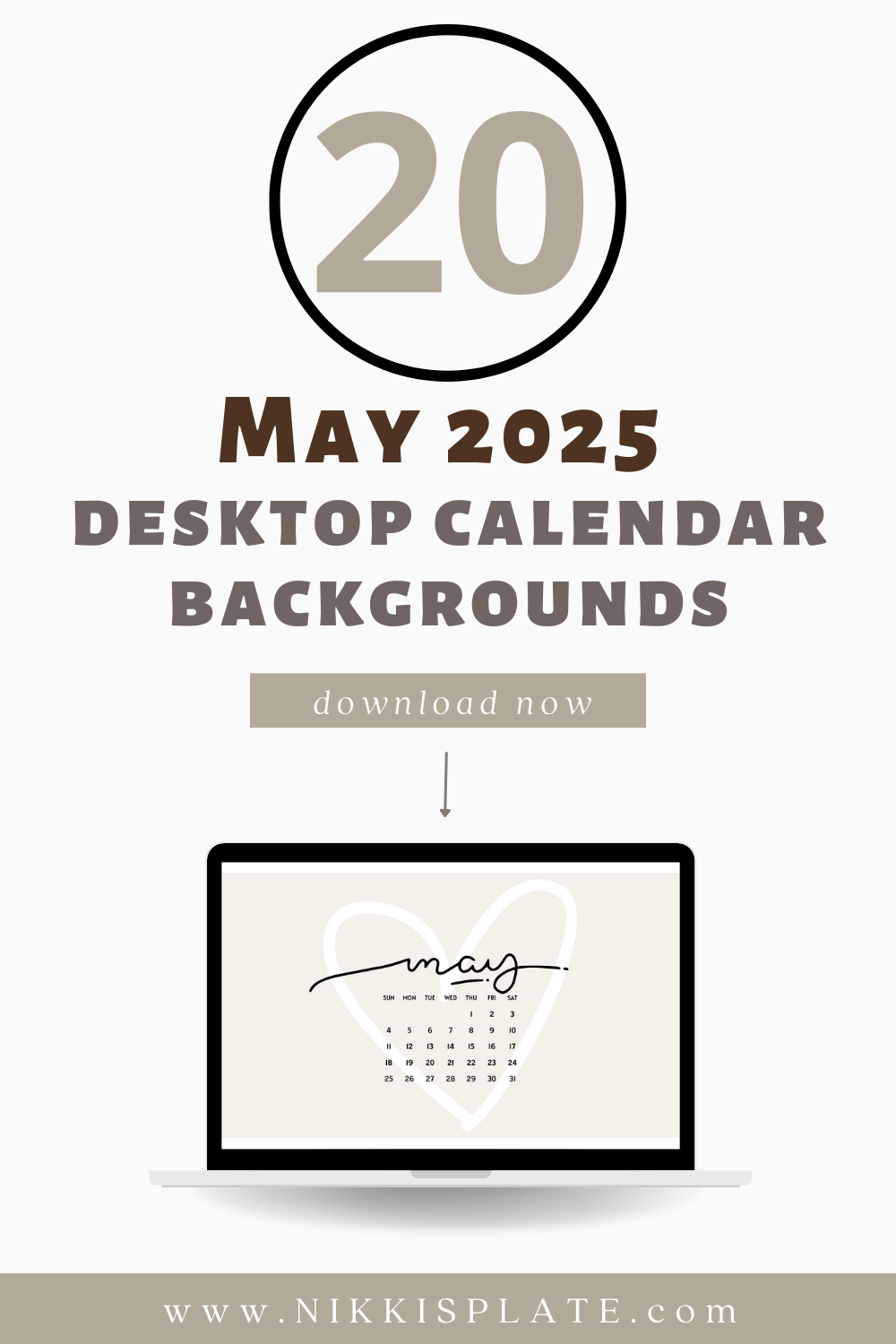 Free May 2025 Desktop Calendar Backgrounds; Here are your free May backgrounds for computers and laptops. Tech freebies for this month!