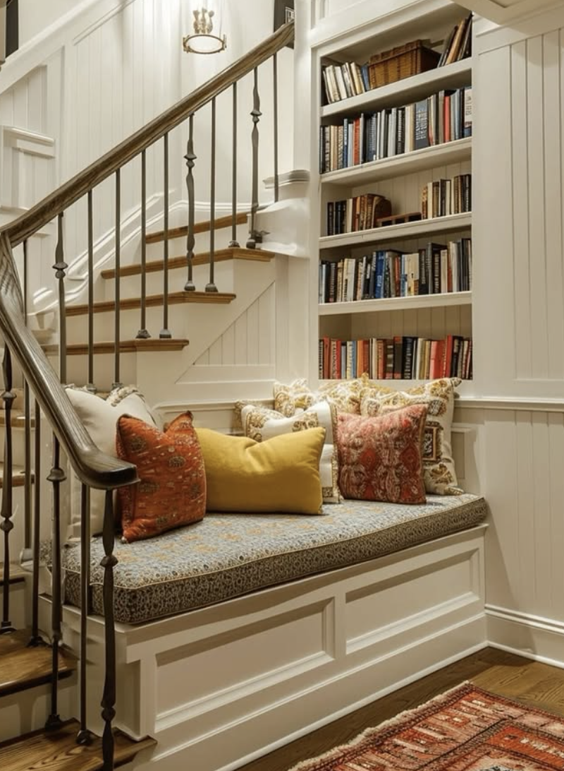 Create A Cozy Reading Nook With A Window Bench And Bookshelves Get