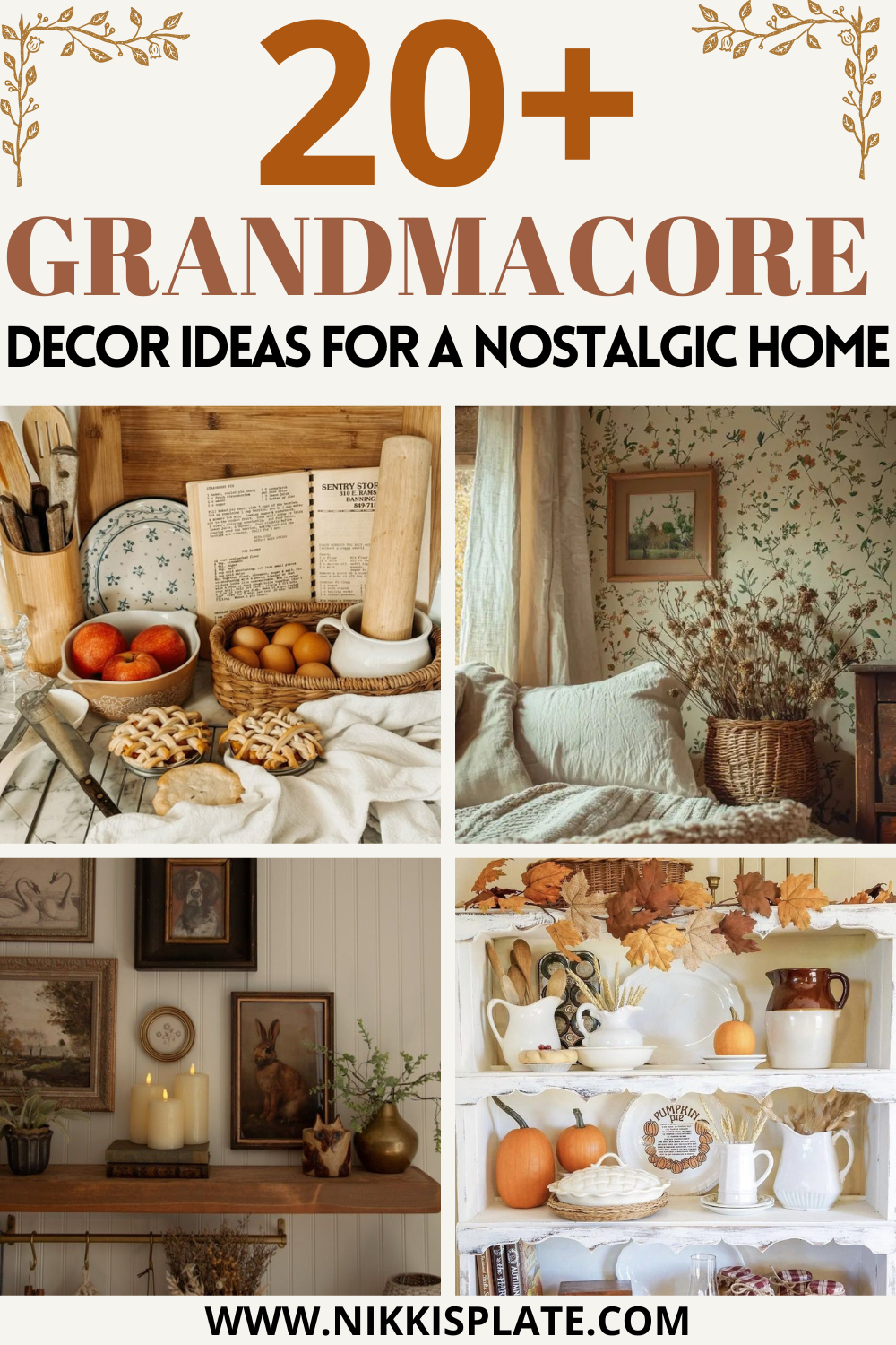 Transform your home into a cozy vintage haven with these 20 fall grandmacore ideas. From heirloom quilts to dried flowers, discover timeless ways to embrace nostalgic autumn charm.