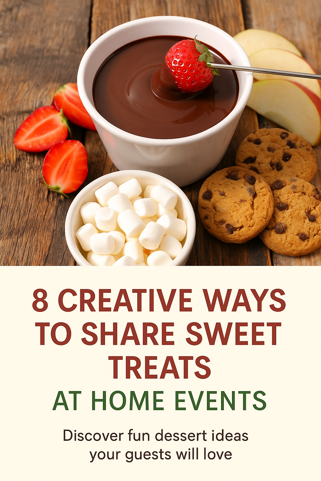 8 Creative Ways to Share Sweet Treats at Home Events