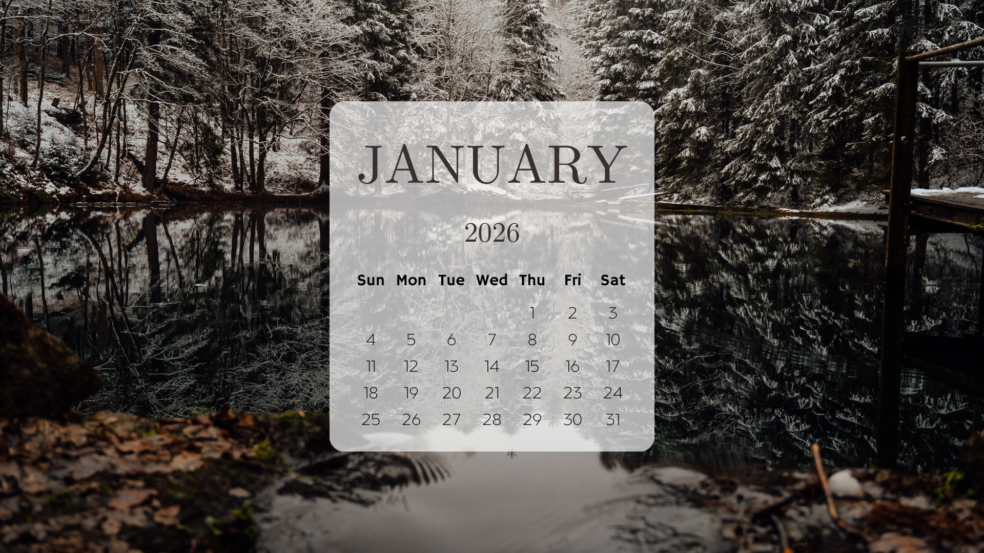 Free January 2026 Desktop Calendar Backgrounds: Here are your free January backgrounds for computers and laptops. Tech freebies for this month!