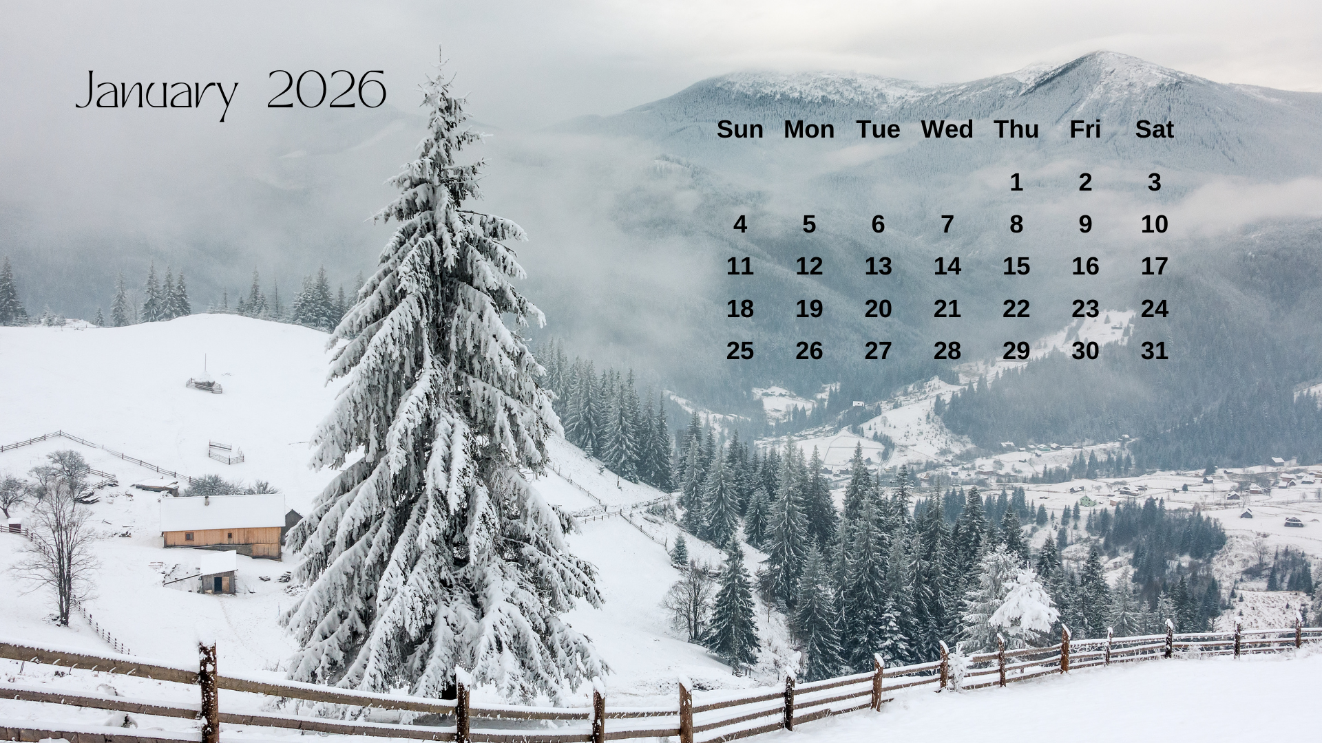 Free January 2026 Desktop Calendar Backgrounds: Here are your free January backgrounds for computers and laptops. Tech freebies for this month!