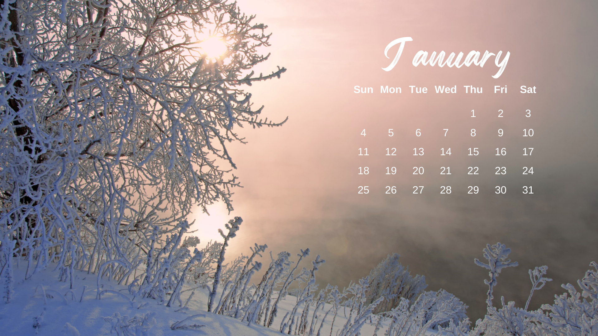 Free January 2026 Desktop Calendar Backgrounds: Here are your free January backgrounds for computers and laptops. Tech freebies for this month!