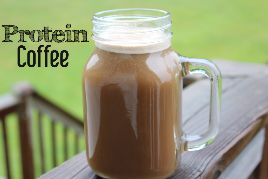 Protein Coffee Recipe; a dairy free, protein packed morning drink to kick start your day right! Only three ingredients!