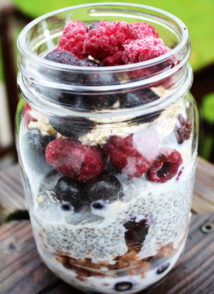 Cripsy overnight chia oats