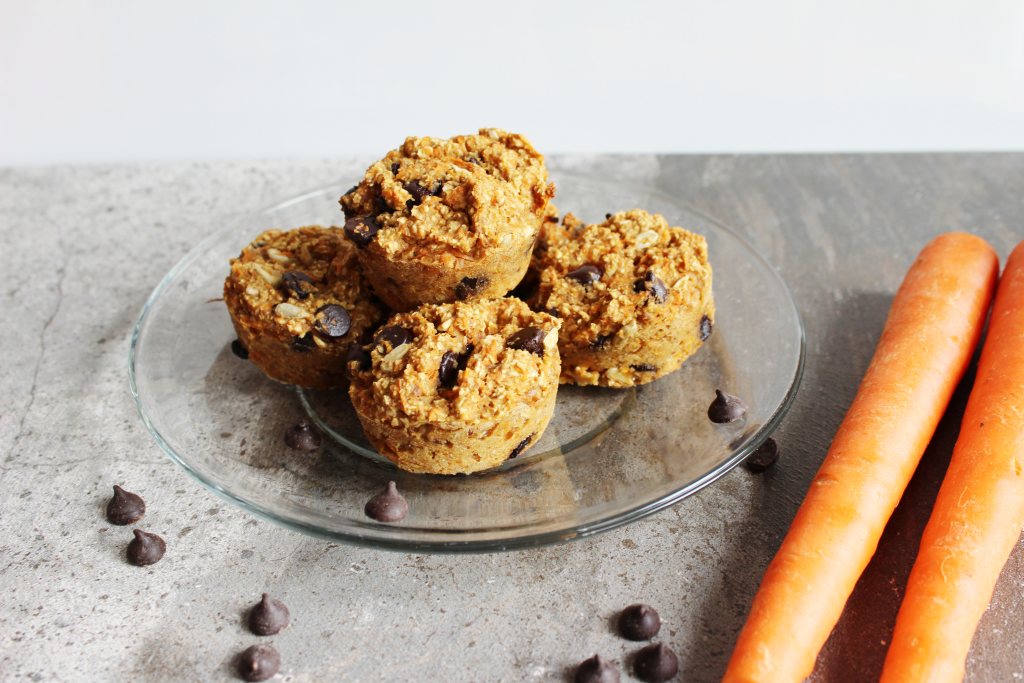 Carrot Chocolate Chip Muffins. 