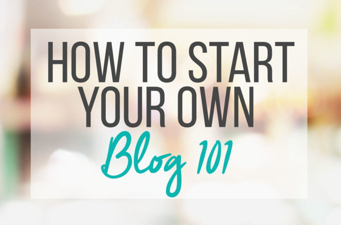 How To Start A Blog