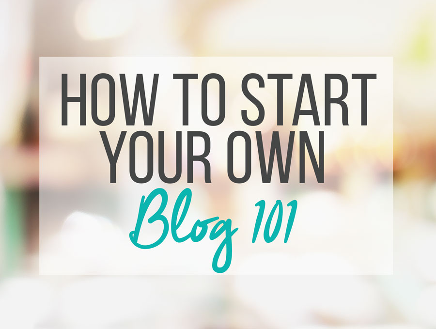 How To Start A Blog