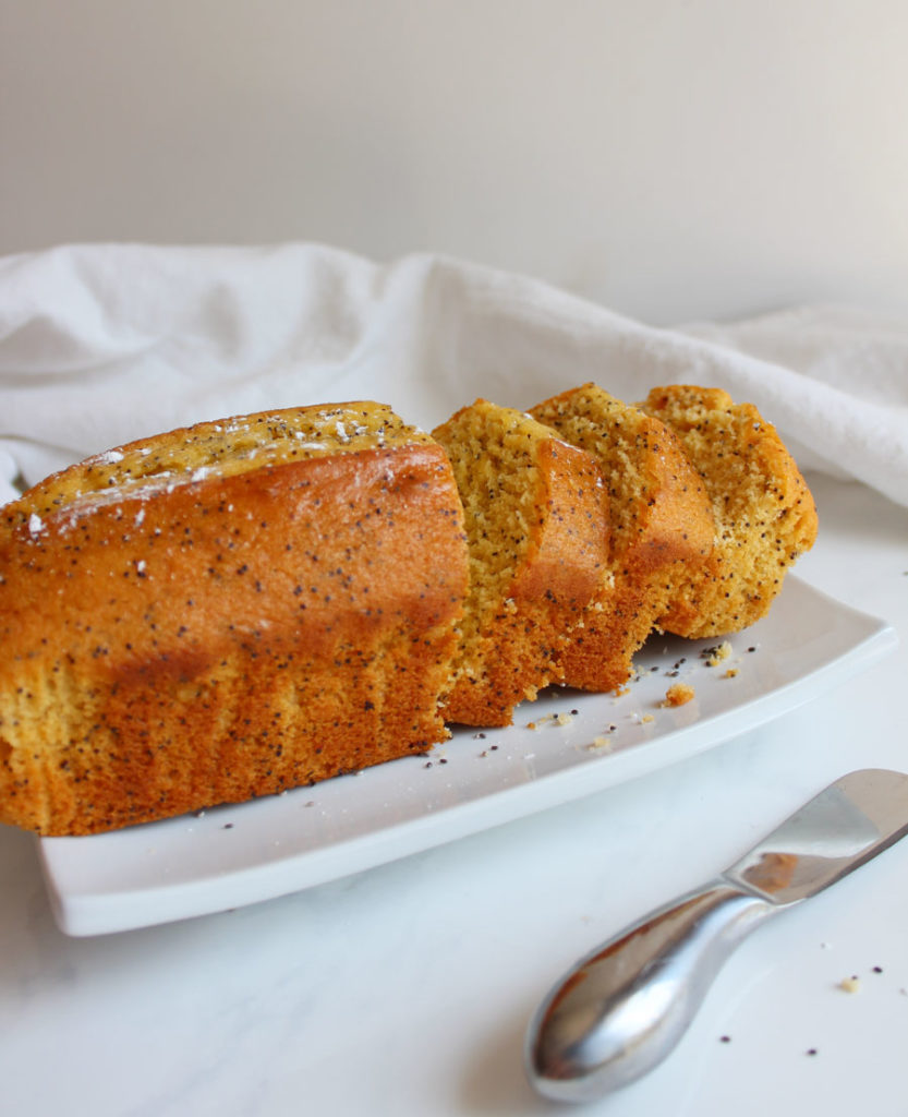 Lemon Poppy seed Loaf - Vegan and Gluten Free