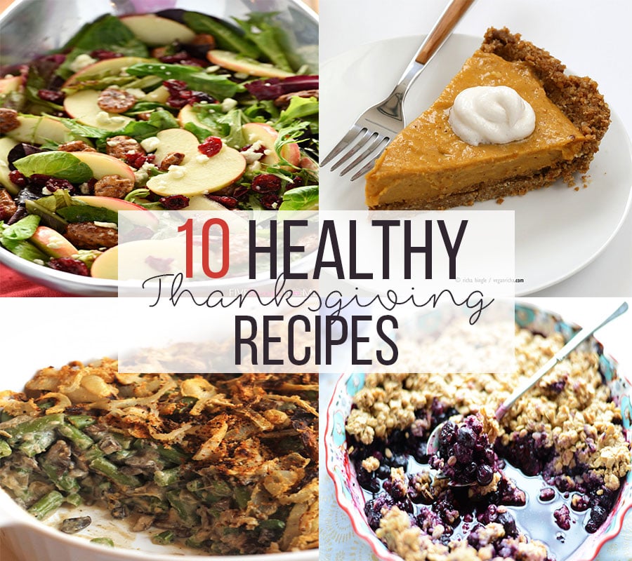 10 Healthy Thanksgiving Recipes! - www.nikkisplate.com