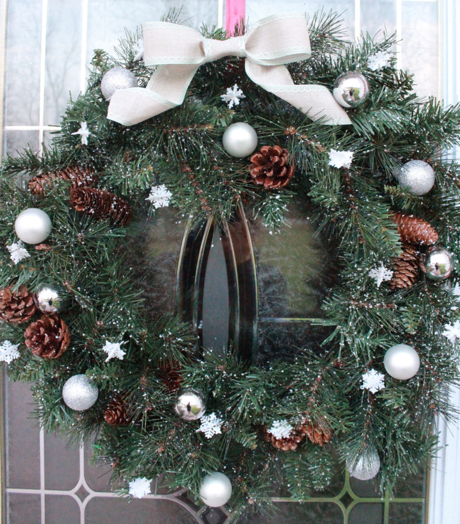 This DIY Christmas Wreath is a perfect craft to add a holiday touch to your Christmas decor.