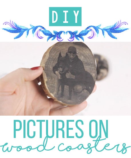 DIY Pictures on Wood Coasters - www.nikkisplate.com