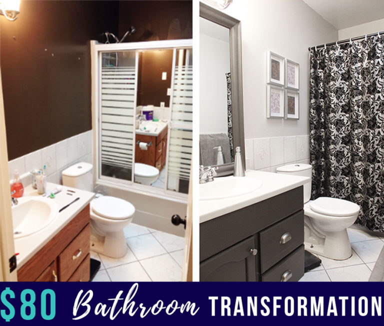 How to Update a Bathroom on a Budget | Nikki's Plate