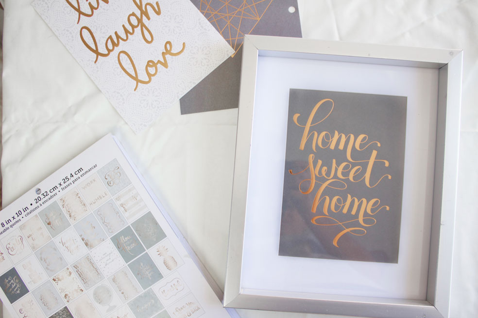 Easy DIY Framed Quotes - www.nikkisplate.com